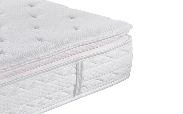 Konfor artırıcı uyku pedi ile maksimum basınç dağılımı sağlayan yatağınız, ekstra rahatlık sağlar.